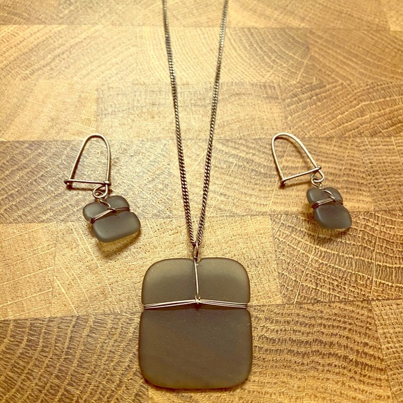 Seaglass Jewellery Set - Picture 1 of 2